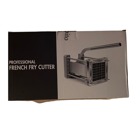 Sopito French Fry Cutter Stainless Steel Potato Slicer w/ 1/2" Blade - Picture 6 of 7